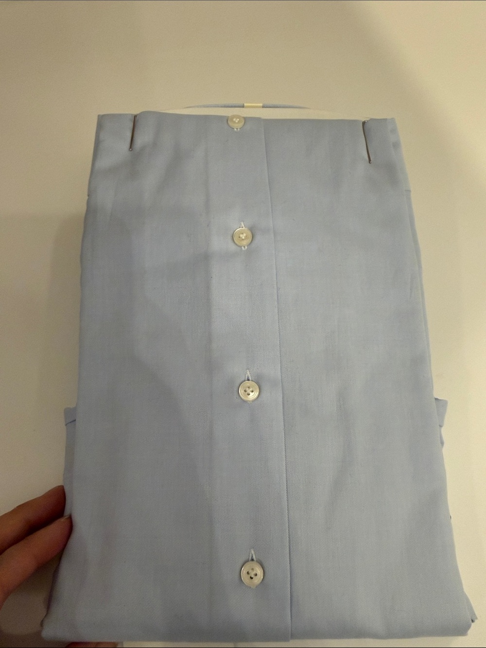 Suitsupply Light Blue Dress Shirt - Point Collar - Picture 3 of 3